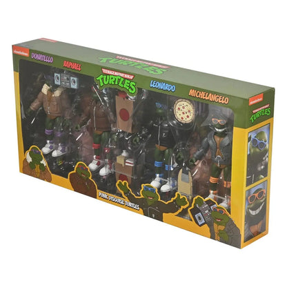 Tortues Ninja (Cartoon) figurines Pack de 4 Punk Turtles 18 cm - Image ajoutée 11