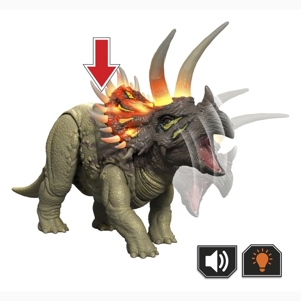Jurassic World: Survival figurine Wild Roar Triceratops 31 cm - Image 6