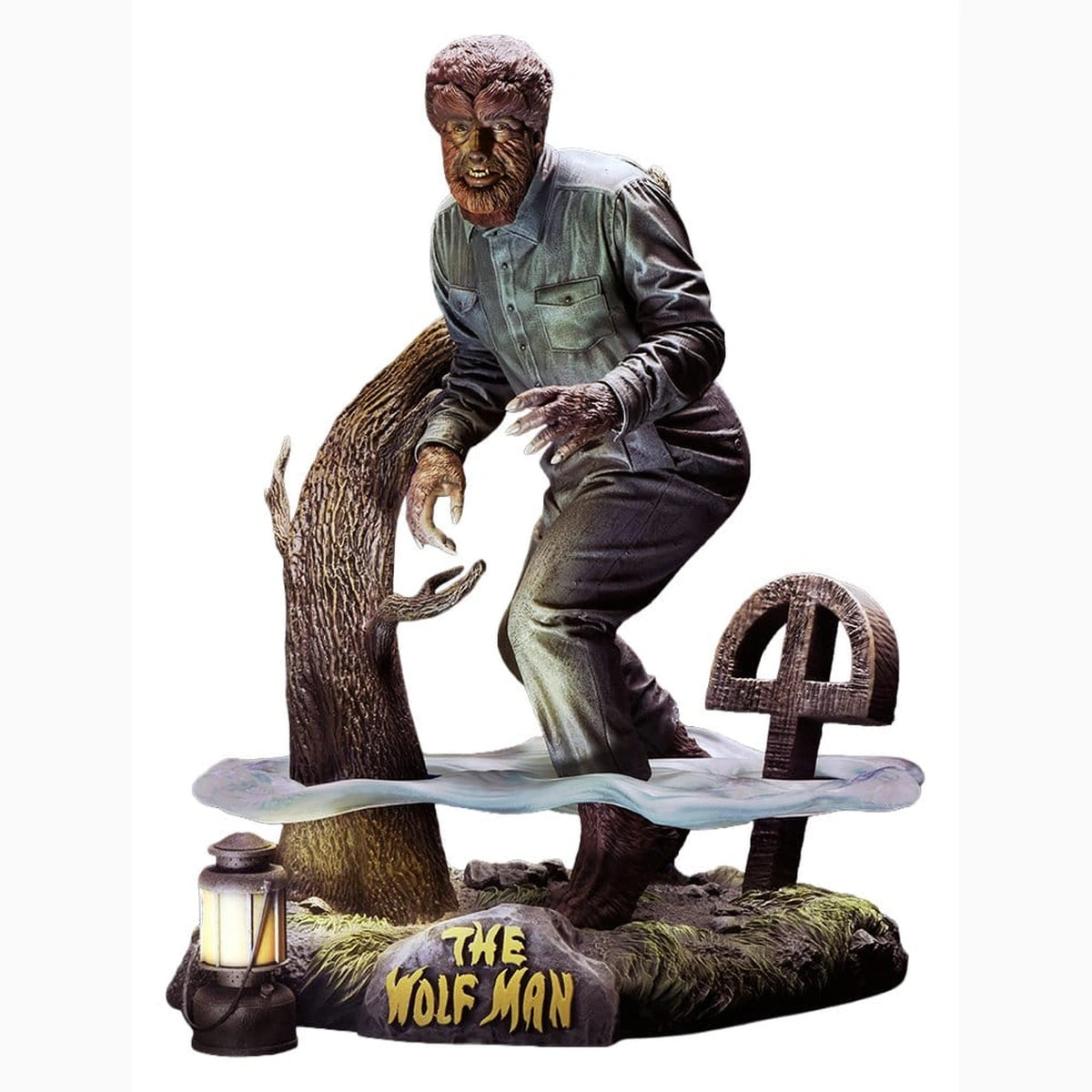 The Wolf Man figurine Plastic Model Kit 1/8 Lon Chaney Jr. as Wolf Man 22 cm (Reproduction) - Image 1