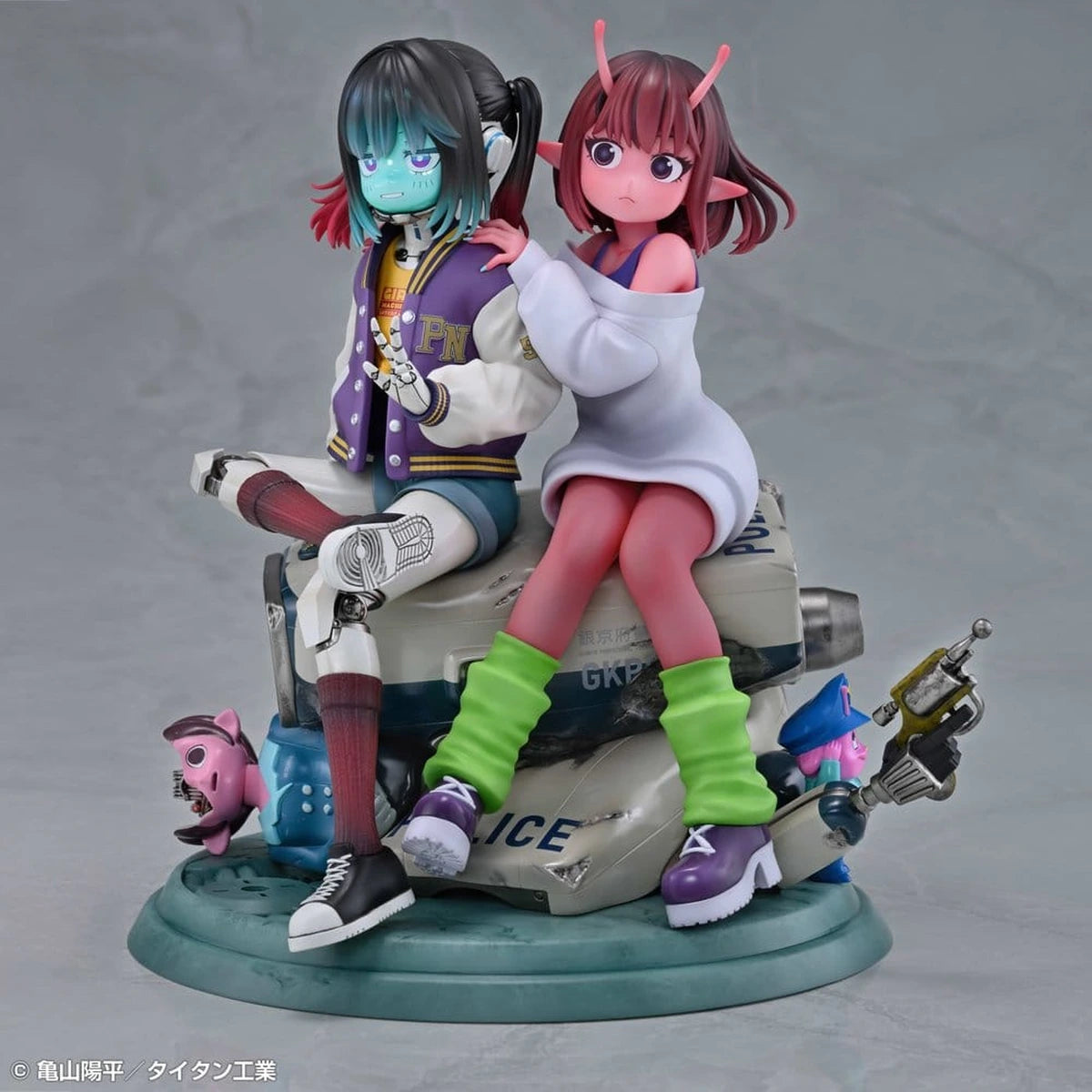 Milky Subway The Galactic Limited Express pack 2 figurines PVC Chiharu & Makina 18 cm - Image 7