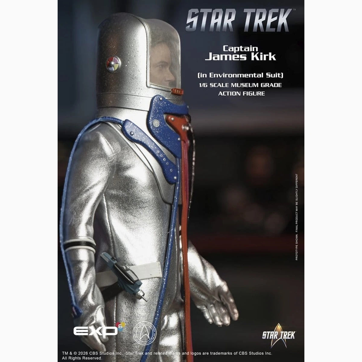 Star Trek: La série originale figurine 1/6 Captain James T. Kirk (in Environmental Suit) 29 cm - Image 6