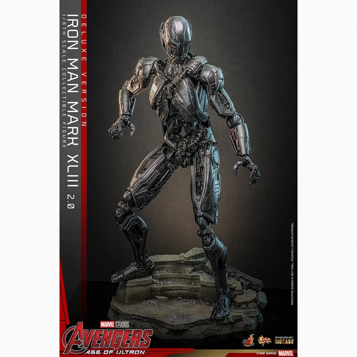 Avengers : L'Ère d'Ultron figurine Movie Masterpiece Diecast 1/6 Iron Man Mark XLIII (2.0) (Deluxe Version) 32 cm - Image 4