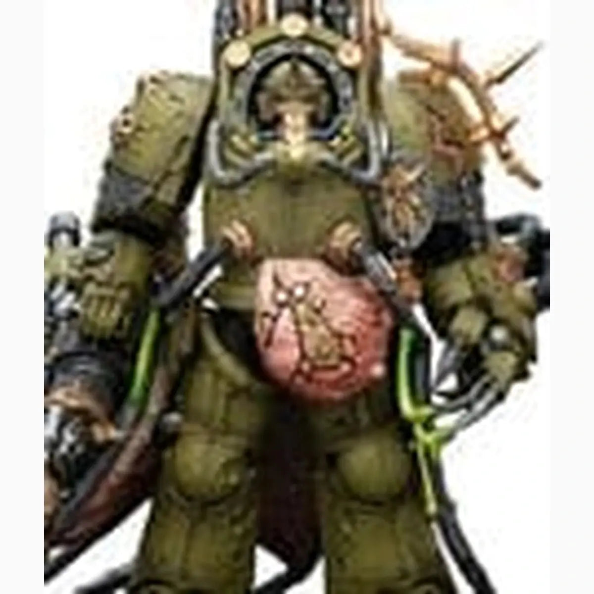 Warhammer 40,000 figurine Death Guard Lord of Virulence with Power Fist and Twin Plague Spewer 14 cm - Image 2