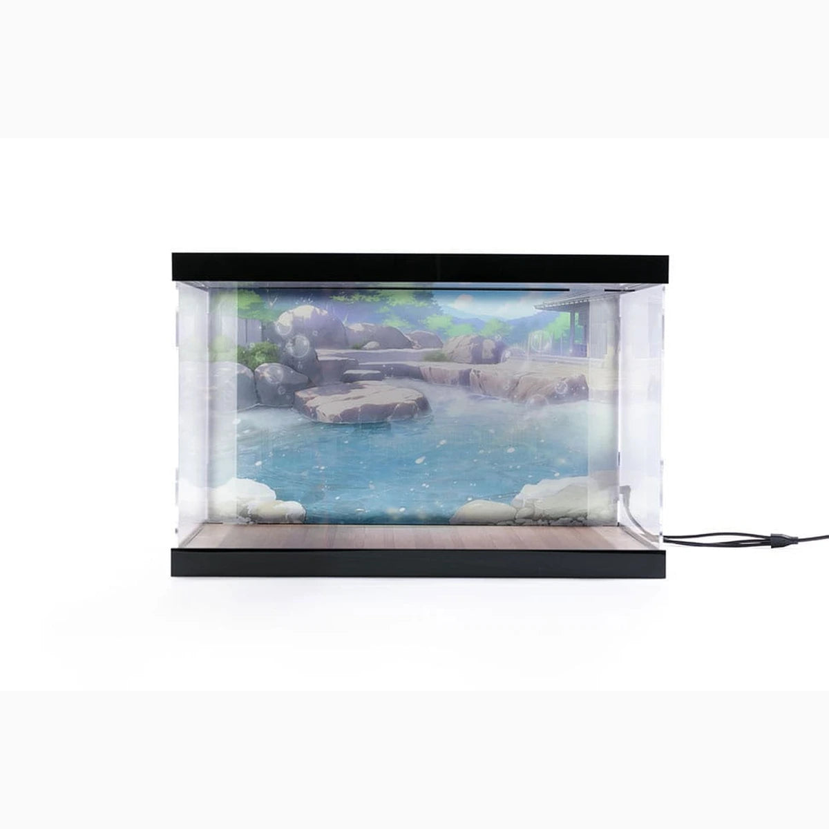 Azur Lane présentoir vitrine acrylique avec éclairage pour figurine Kashino Hot Springs Relaxation - Image 1