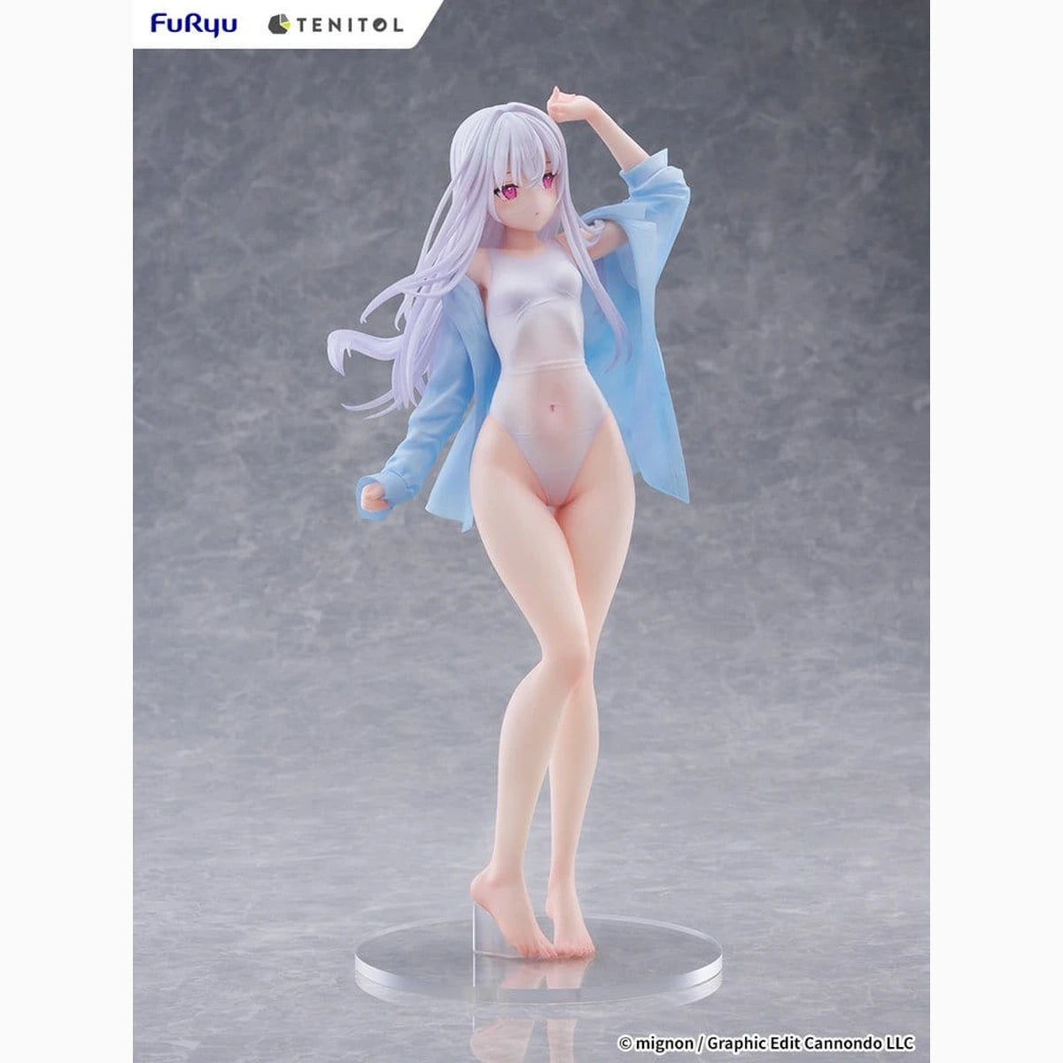Mignon Works figurine PVC Tenitol Tall Shiro Swimsuit Ver. 30 cm - Image 6