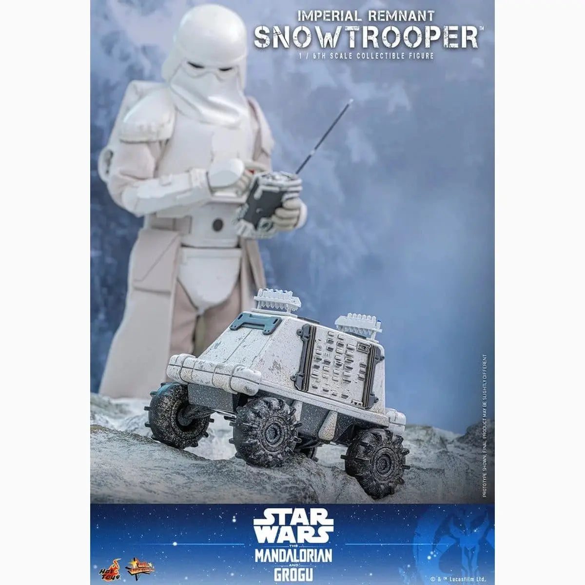 Star Wars: The Mandalorian & Grogu Movie Masterpiece figurine 1/6 Imperial Remnant Snowtrooper 30 cm - Image 6