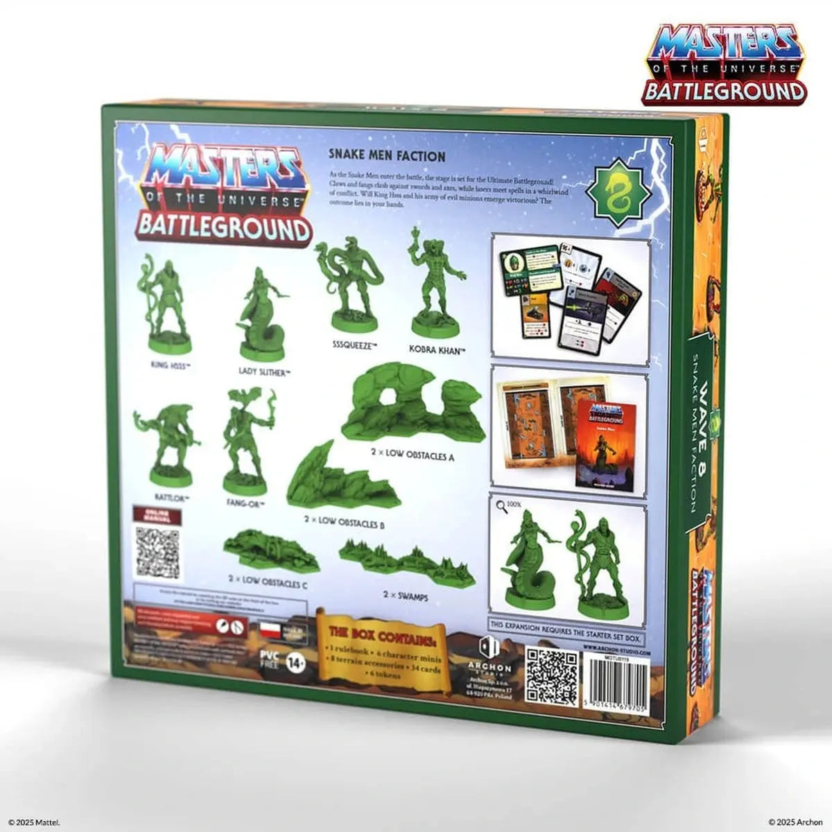 Masters of the Universe: Battleground jeu de figurines Wave 8: Snake Men Faction *FRANÇAIS* - Image 3