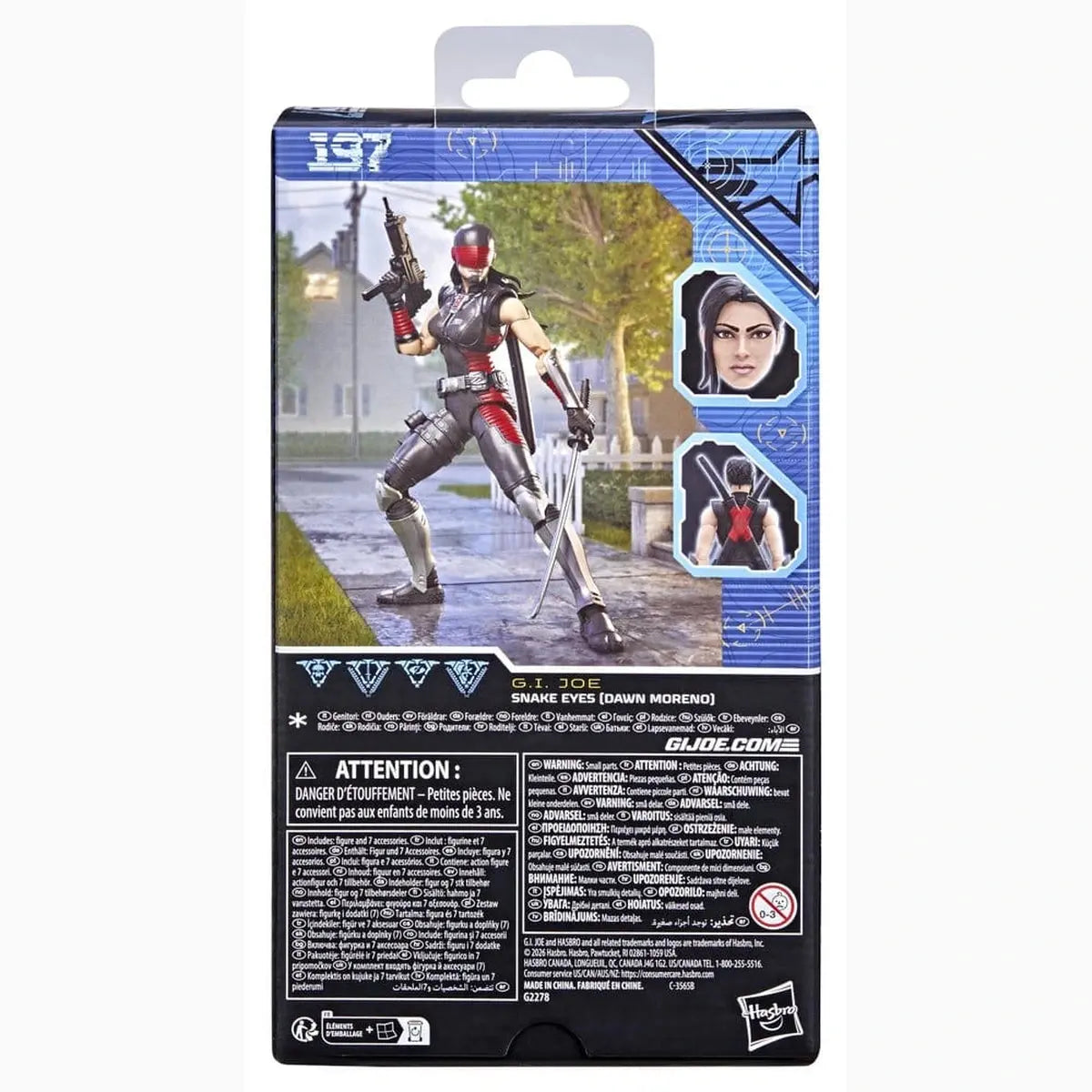G.I. Joe Classified Series Figurine Snake Eyes (Dawn Moreno) 15 cm - Image 4