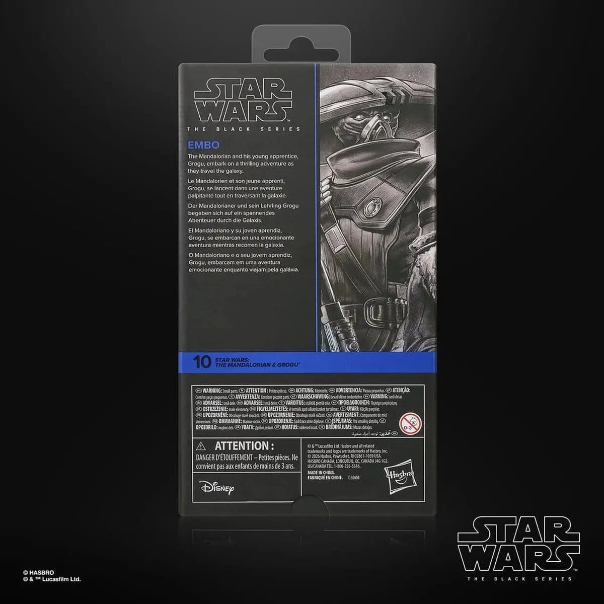 Star Wars: Le Mandalorien et Grogu Black Series figurine Embo 15 cm - Image 3