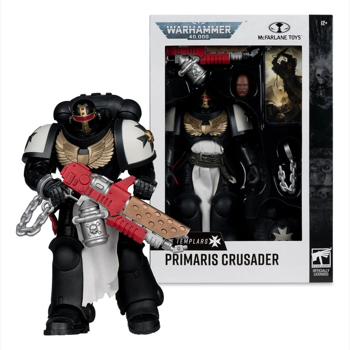 Warhammer 40,000 figurine Primaris Crusader (Black Templars) 18 cm - Image 4