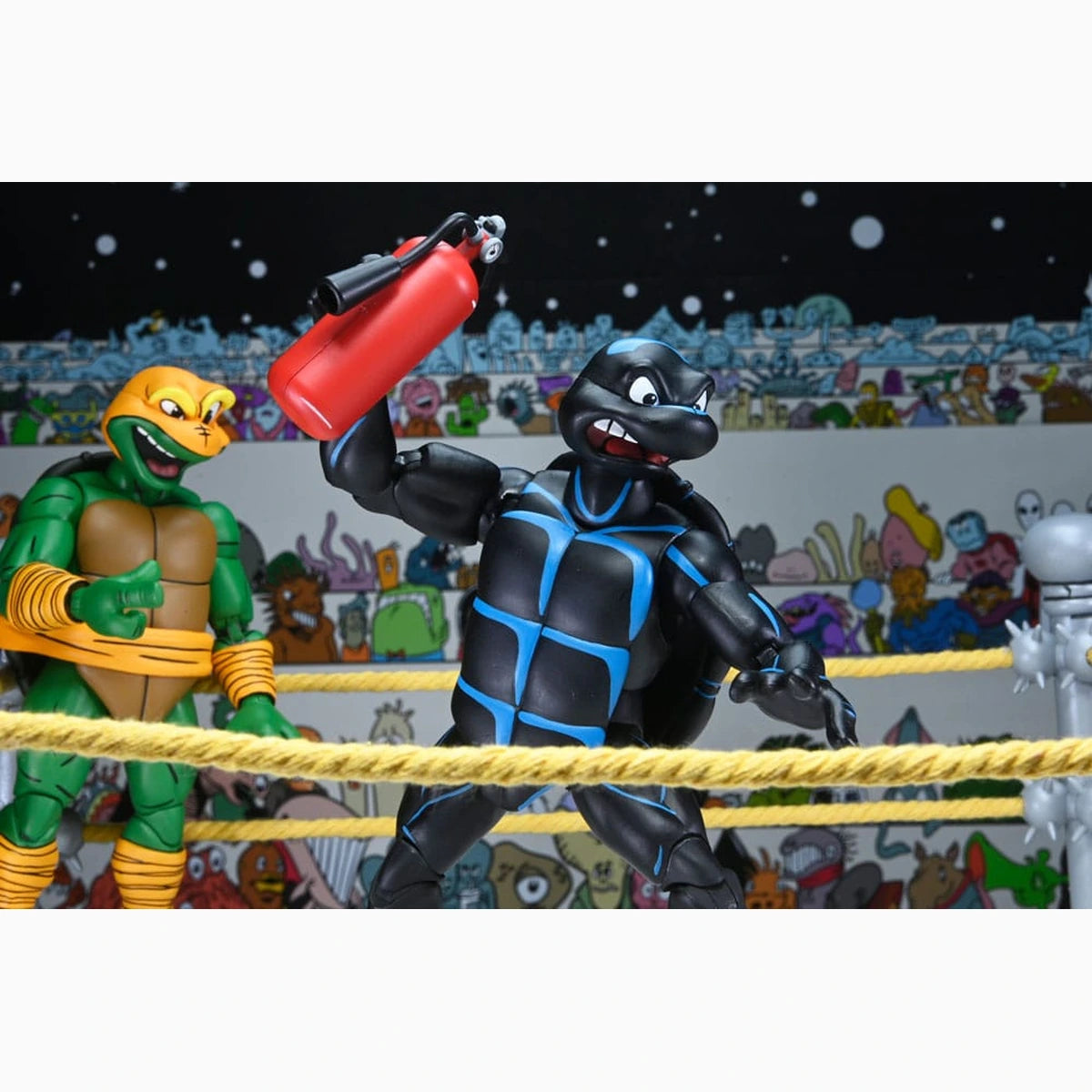 Tortues Ninja (Archie Comics) figurines Pack de 4 Stump Wrestling Turtles 18 cm - Image 5