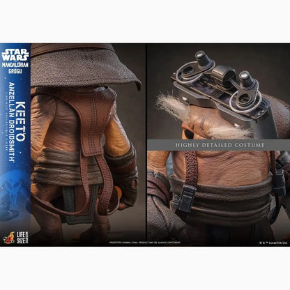Star Wars: The Mandalorian & Grogu Life-Size Masterpiece figurine taille réelle Keeto (Anzellan Droidsmith) 26 cm - Image 6