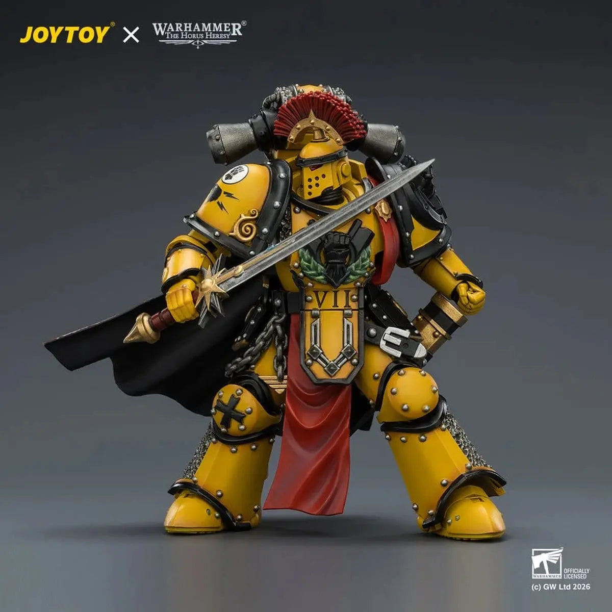 Warhammer figurine Imperial Fists Legion Praetor in Mk III Armour 13 cm - Image 6