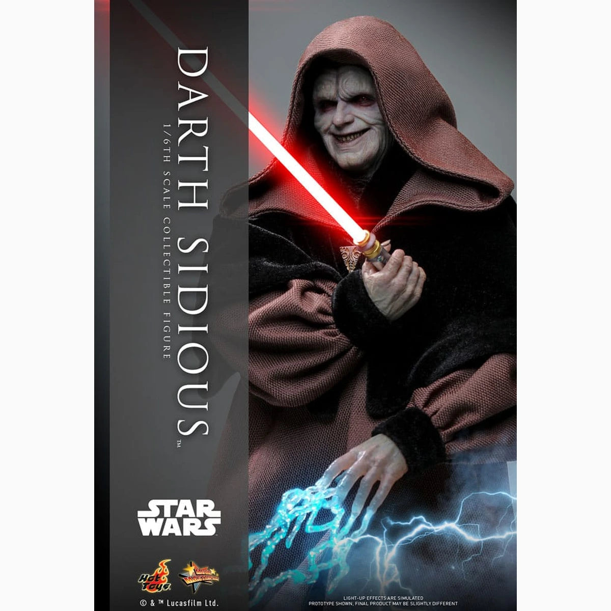 Star Wars figurine Movie Masterpiece 1/6 Darth Sidious 29 cm - Image 3