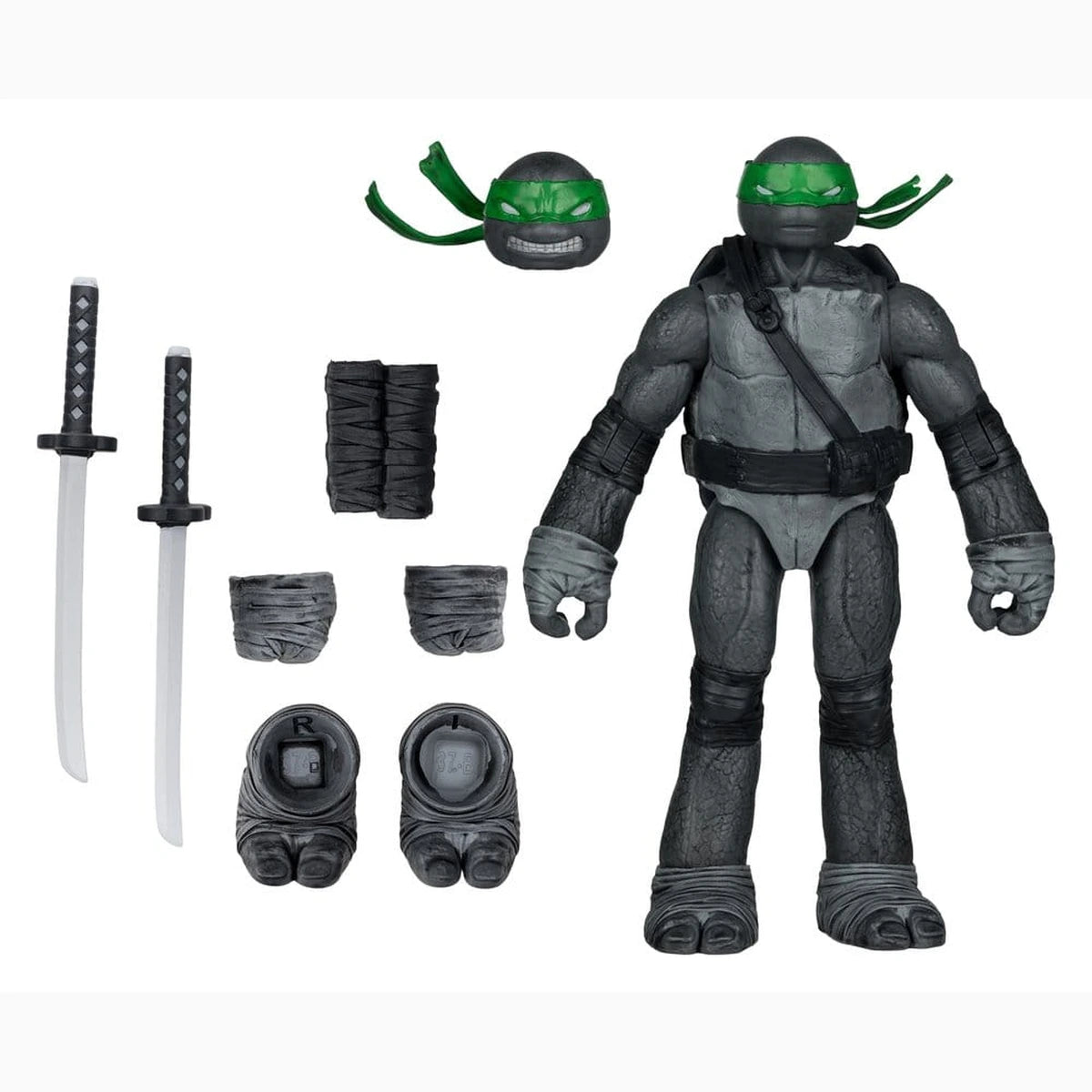 Tortues Ninja Page Punchers figurine Leonardo (Black White & Green) (Red Platinum Edition) 13 cm - Image 5