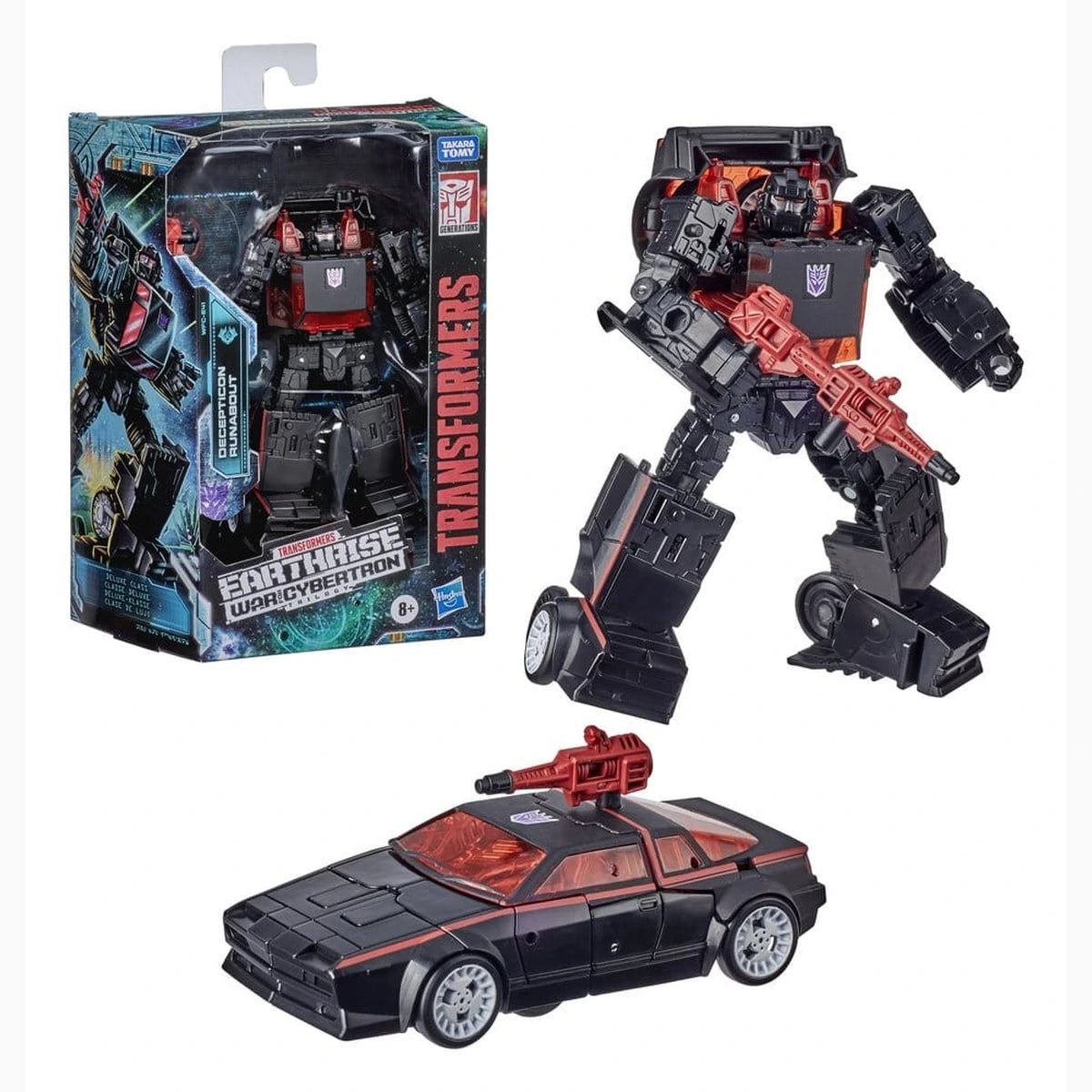 Transformers Generations War for Cybertron: Earthrise Deluxe Class figurine Decepticon Runabout WFC-E41 14 cm - Image 7