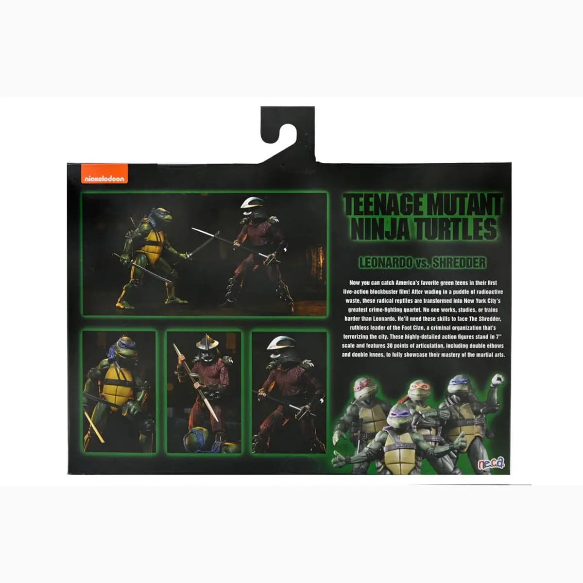 Tortues Ninja (1990 Movie) figurine Roof Top Battle Shredder vs Leo 18 cm - Image ajoutée 26