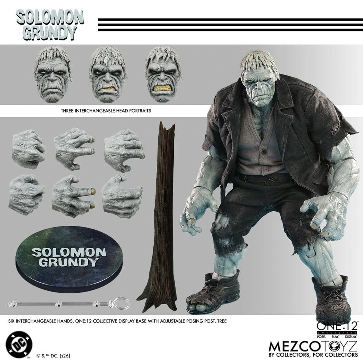 DC Comics One:12 Collective figurine 1/12 Solomon Grundy - Image 3