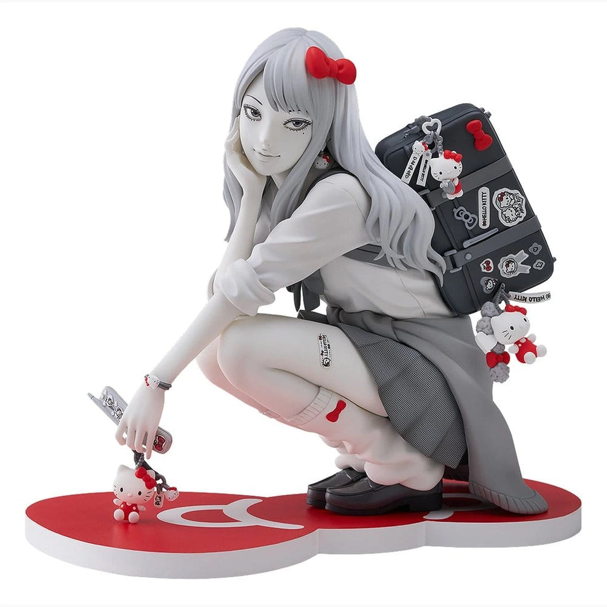 Junji Ito figurine PVC Gyaru Tomie x Hello Kitty 14 cm - Image 1