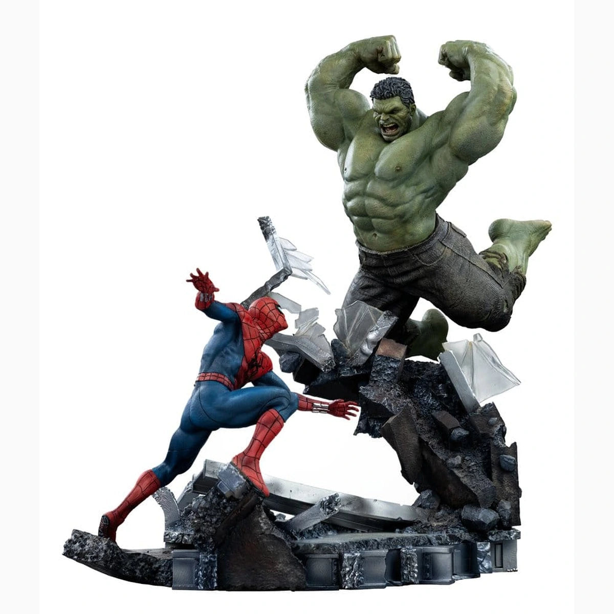 Marvel Comics statuette 1/10 Art Scale Spider-Man vs Hulk 38 cm - Image 3