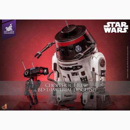 Star Wars figurine set 1/6 Chopper (C1-10P&trade;) & BD-1&trade; (Imperial Disguise) 18 cm & 8 cm - Image 6