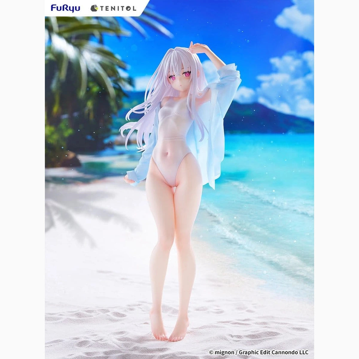 Mignon Works figurine PVC Tenitol Tall Shiro Swimsuit Ver. 30 cm - Image 3