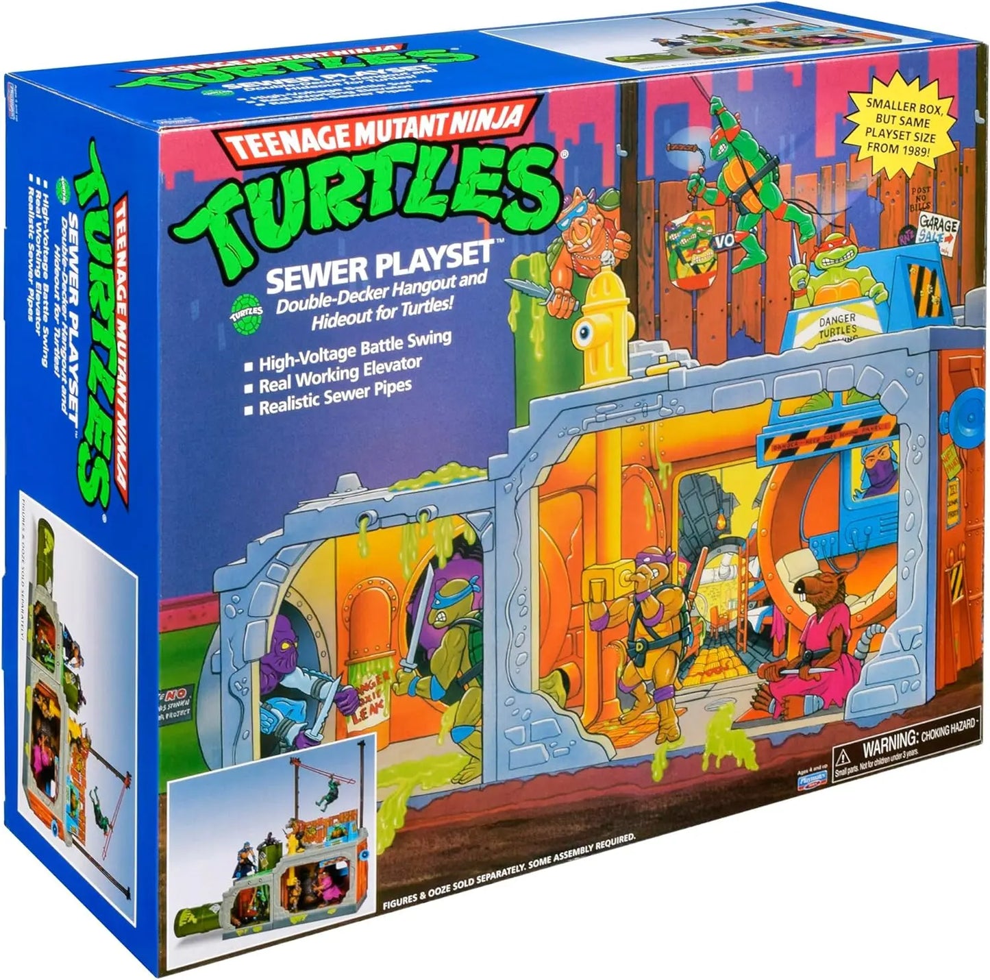 Les Tortues Ninja bâtiment Secret Sewer Lid Playset Mutant Module heo EU Exclusive 30cm Playmates