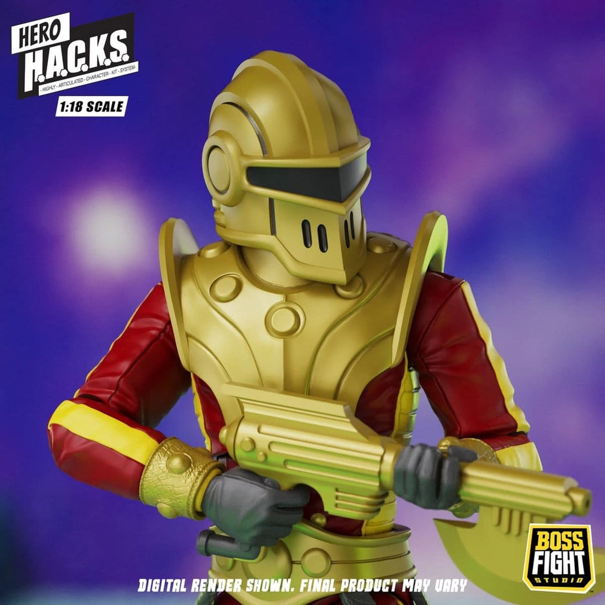 Hero H.A.C.K.S. Core figurine 1/18 Heroes and Villains Wave 1 Stellar Guard: Cosmic Defender of Accord - Image 2