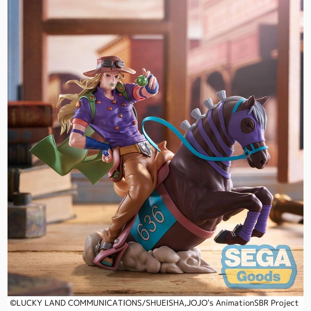 JoJo's Bizarre Adventure: Steel Ball Run XrossLinkMAX figurine PVC Gyro Zeppeli 18 cm - Image 3