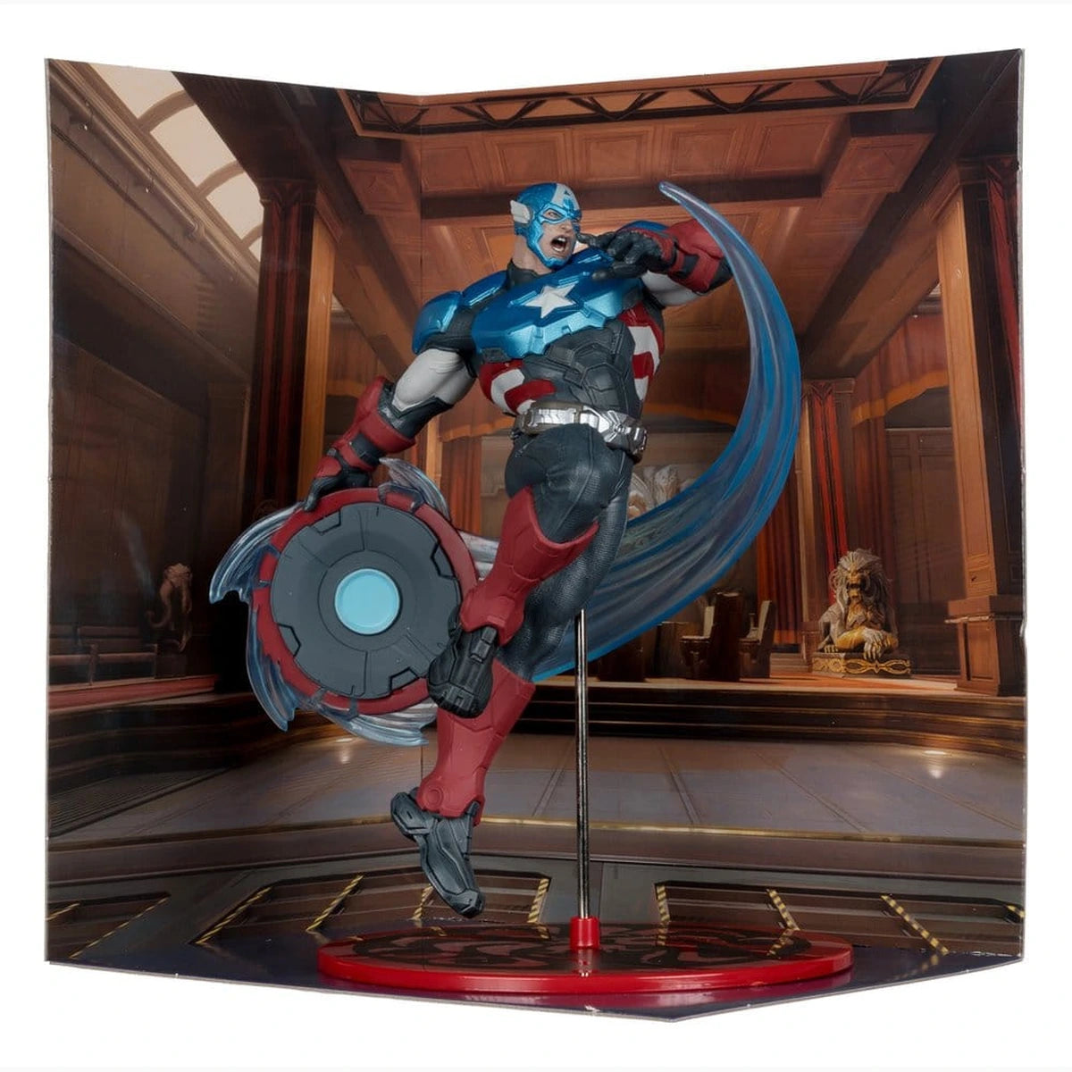 Marvel Rivals Collection figurine 1/10 Captain America 20 cm - Image 3