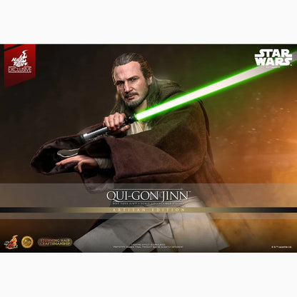 Star Wars: La Menace Fantôme Movie Masterpiece figurine 1/6 Qui-Gon Jinn (Artisan Edition) Hot Toys Exclusive 32 cm - Image 3