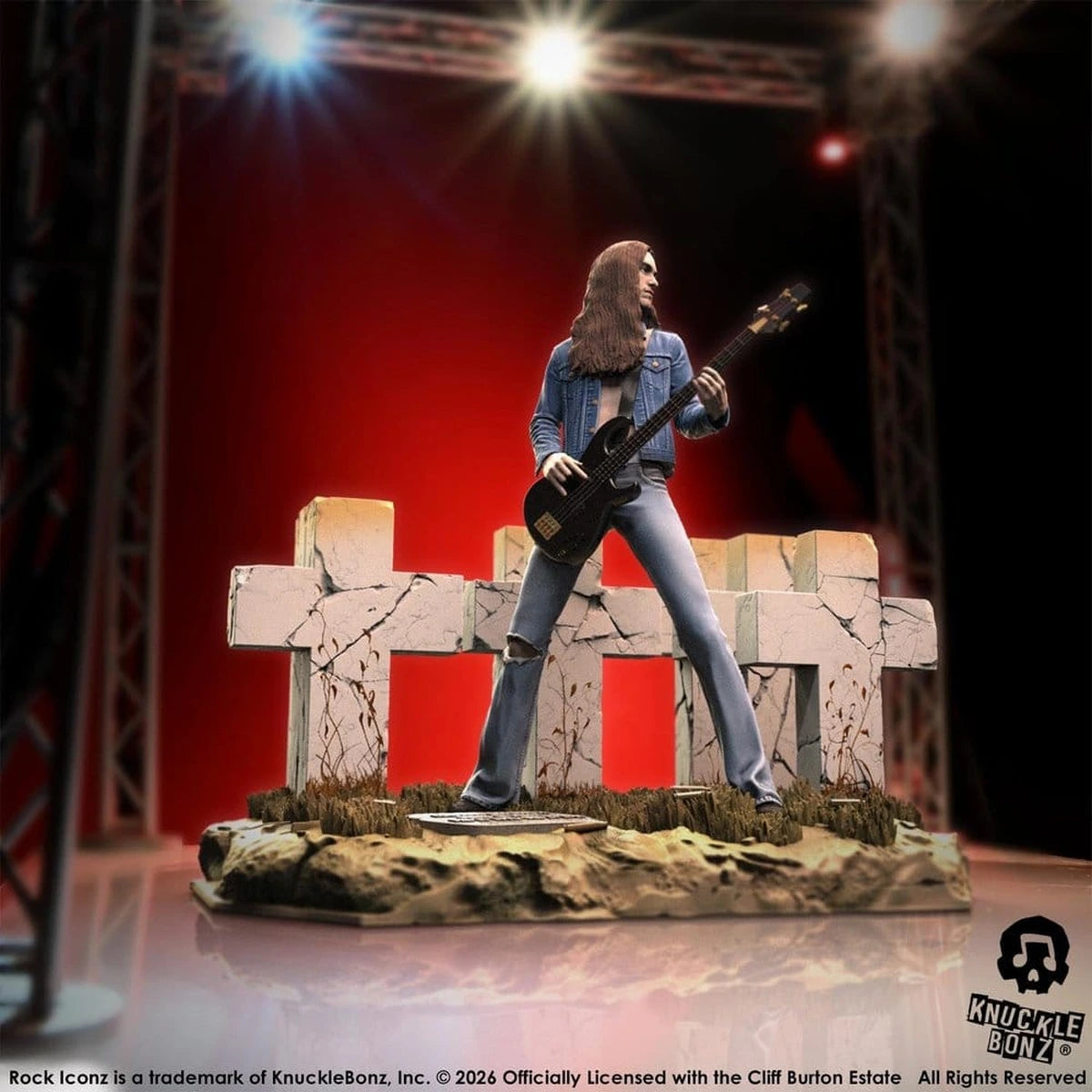 Metallica Rock Iconz figurine Cliff Burton III 21 cm - Image 7