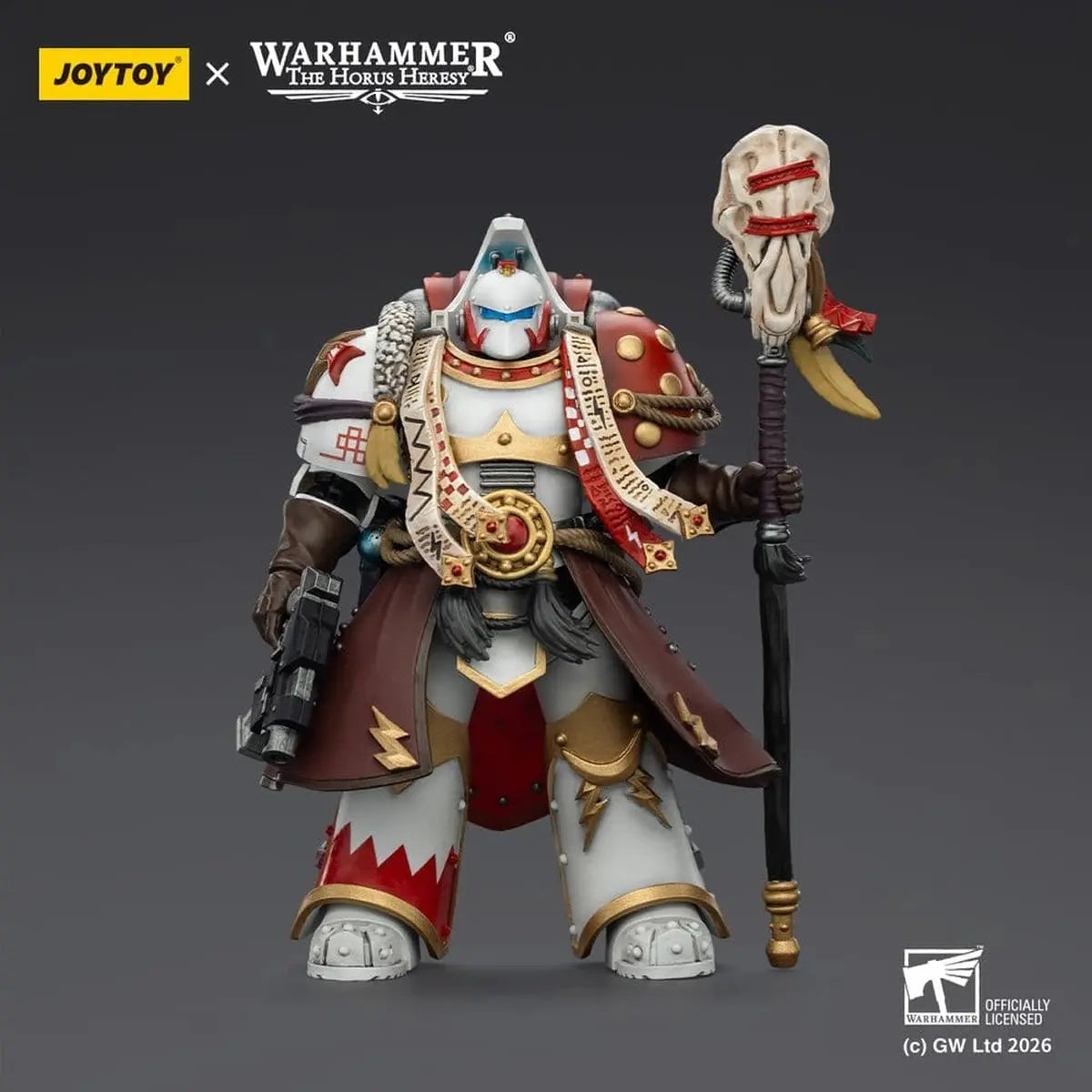 Warhammer 40,000 figurine White Scars Stormseer Consulwith Force Staff and Bolt Pistol 12 cm - Image 4