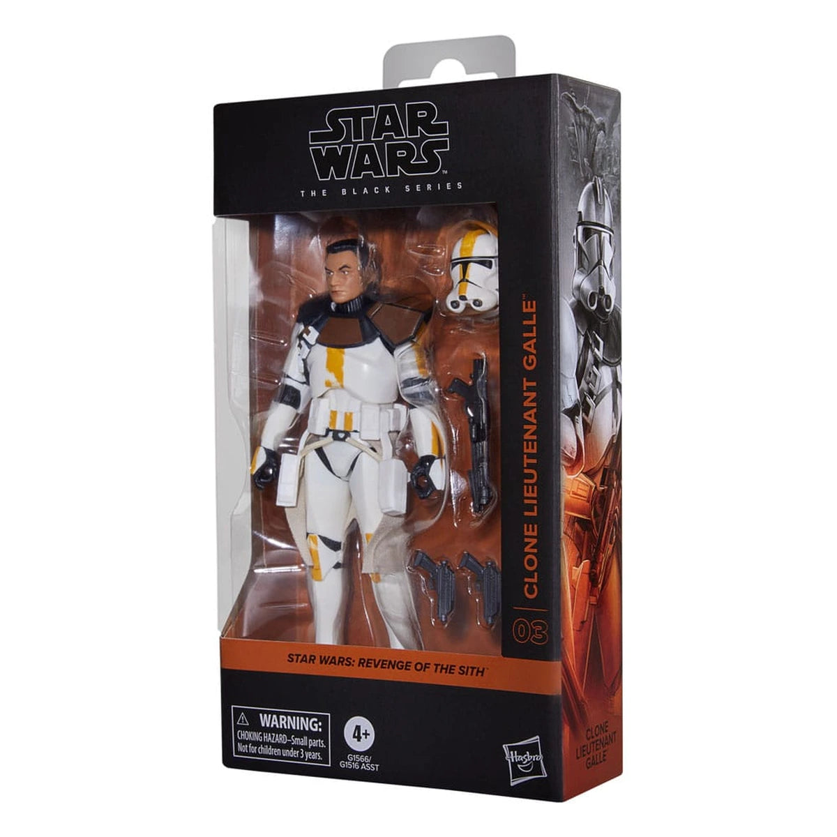 Star Wars Episode III Black Series figurine Clone Lieutenant Galle 15 cm - Image 4