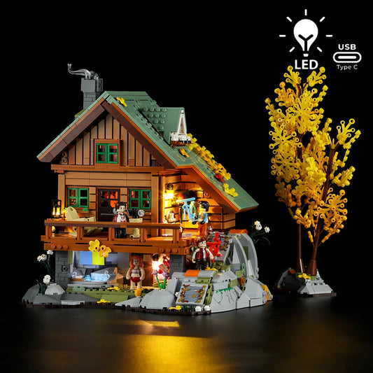 Lumibricks Retro House 10007 Mountain Cabin 2255Pcs - Image 1