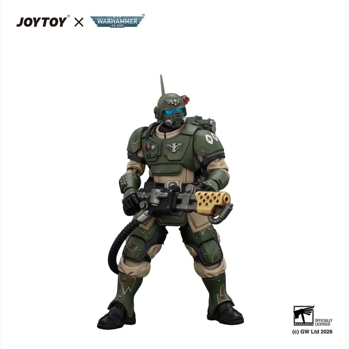 Warhammer figurine Astra Militarum Kasrkin 2 with Flamer - Image 5