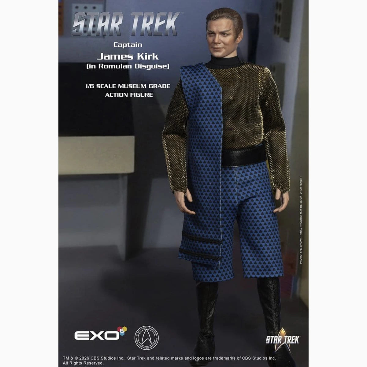 Star Trek figurine 1/6 Captain James T. Kirk (Romulan Disguise) 29 cm - Image 7