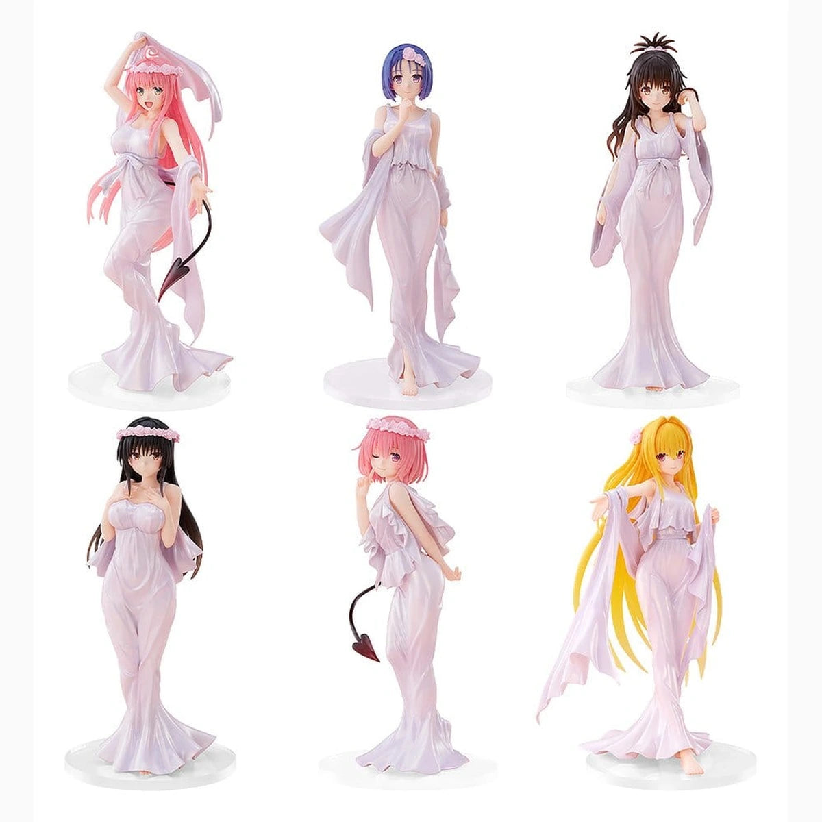 To Love-Ru Darkness figurine Set CHILLfigg 15th: Goddess Dress Ver. 16 cm Collection Blind Box (6) - Image 1