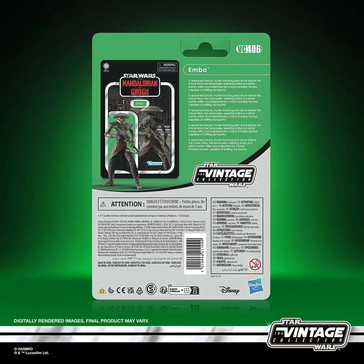 Star Wars : Le Mandalorien et Grogu Vintage Collection figurine Embo 10 cm - Image 3