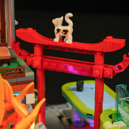Lumibricks Cyberpunk Neoncity 17004 Japanese Izakaya - Image 4