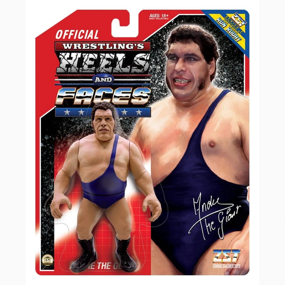 Zombie Sailor's Toys figurine Andre the Giant with blue strap 11 cm - Image 3