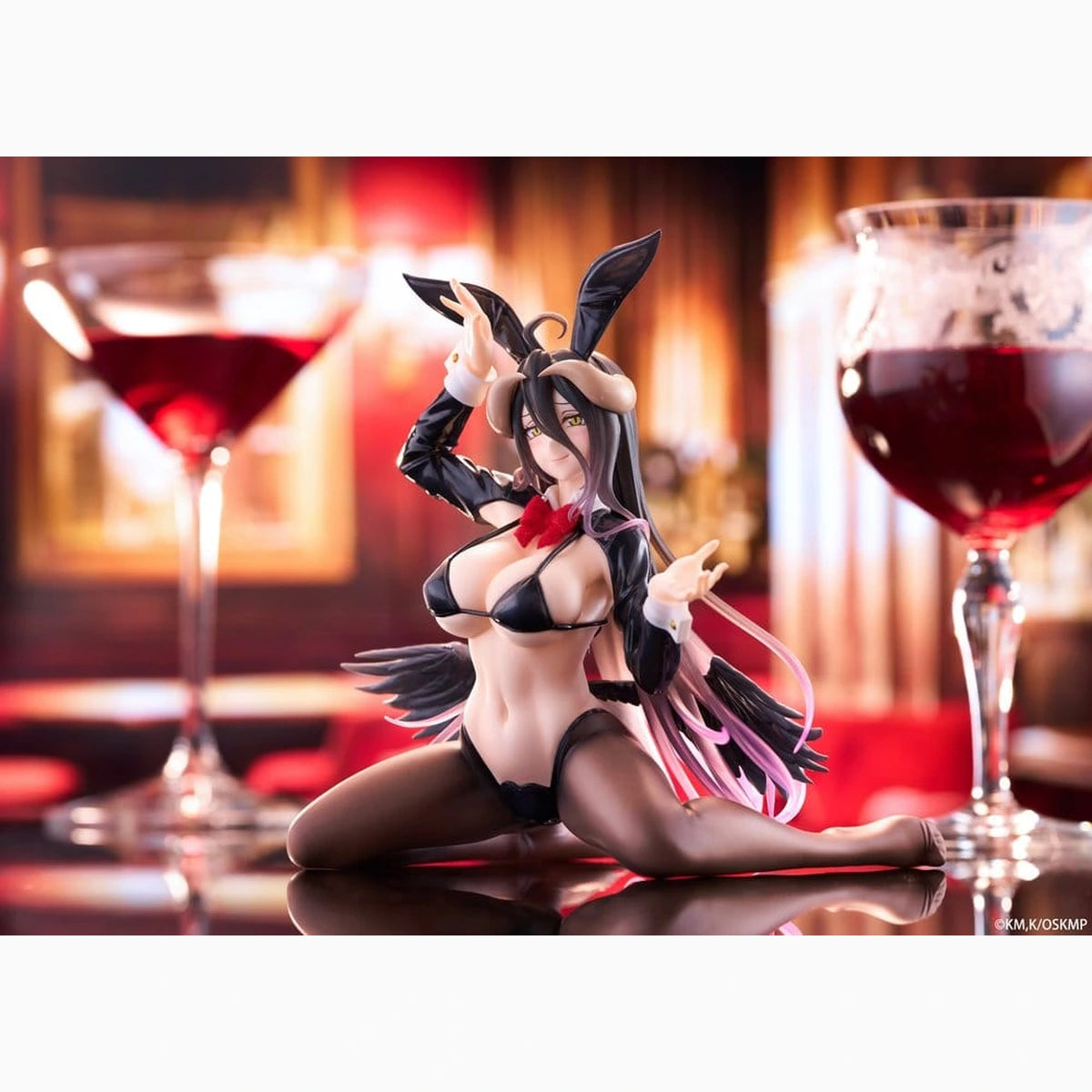 Overlord figurine PVC Moflock Albedo (Reverse Bunny Suit Ver.) 13 cm - Image 6