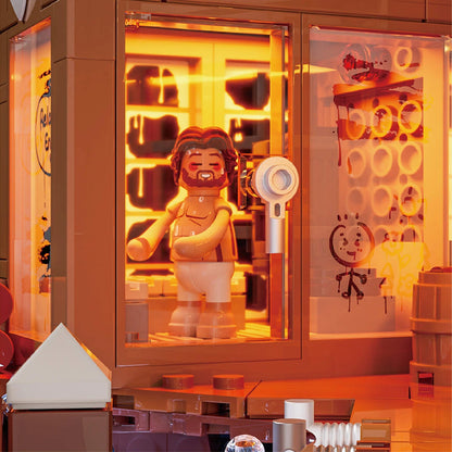 Lumibricks Retro House 10011 Spa Cabin - Image 2