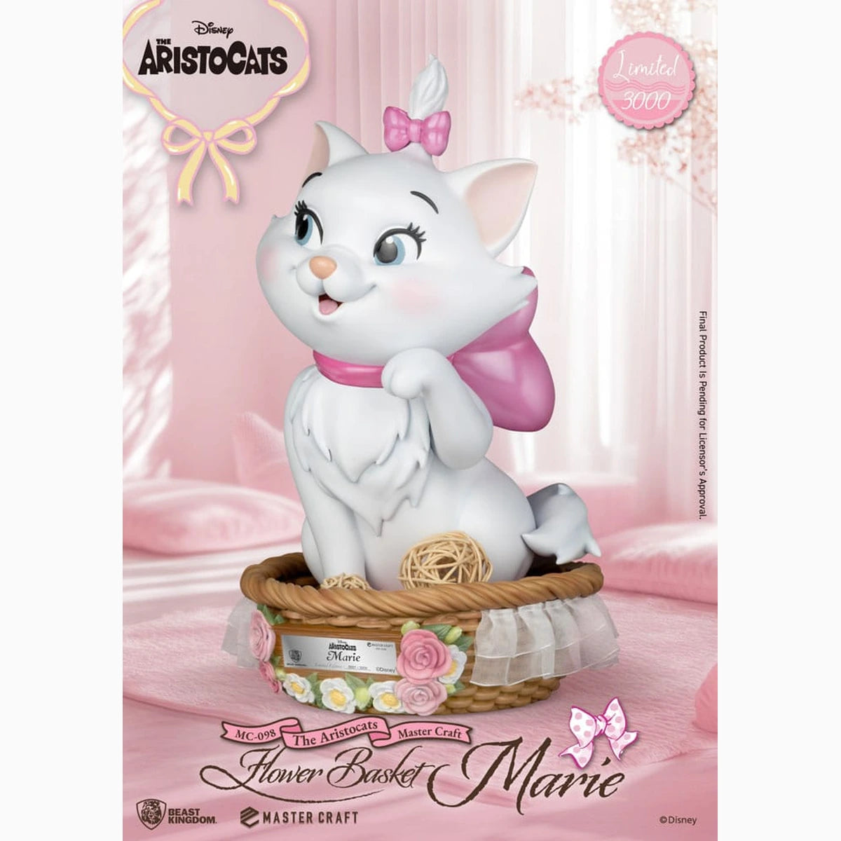 Les Aristochats statuette Master Craft Flower Basket Marie 32 cm - Image 3