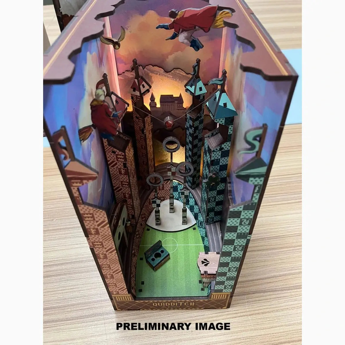 Harry Potter maquette Book Nook Tiny Adventures Terrain de Quidditch 23 cm - Image 5