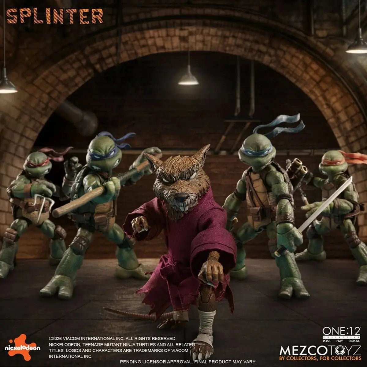 Tortues Ninja One:12 Collective figurine 1/12 Splinter 17 cm - Image ajoutée 11