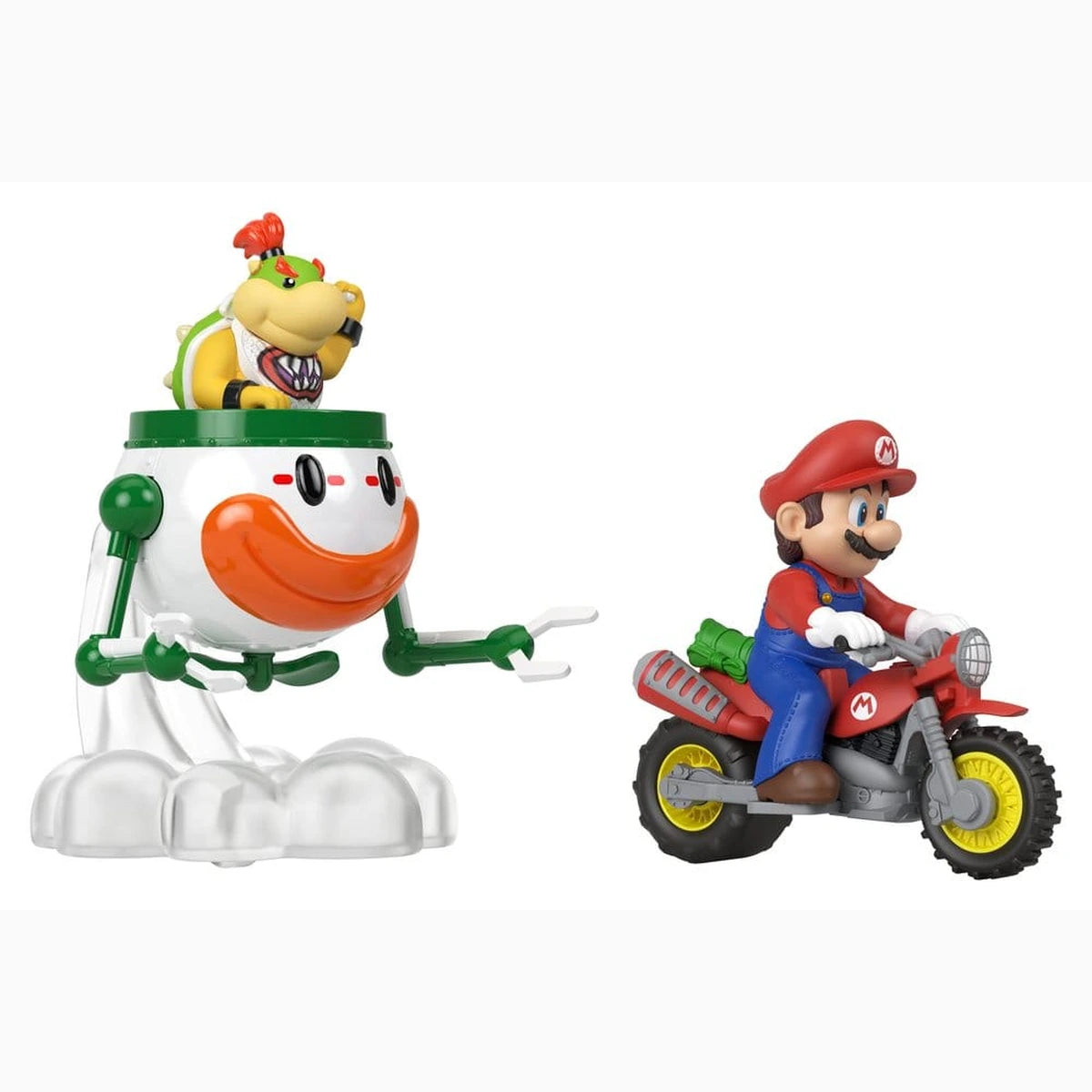 Super Mario Hot Wheels véhicules Die-Cast pack 2 1/64 Mario & Bowser Jr. - Image 1