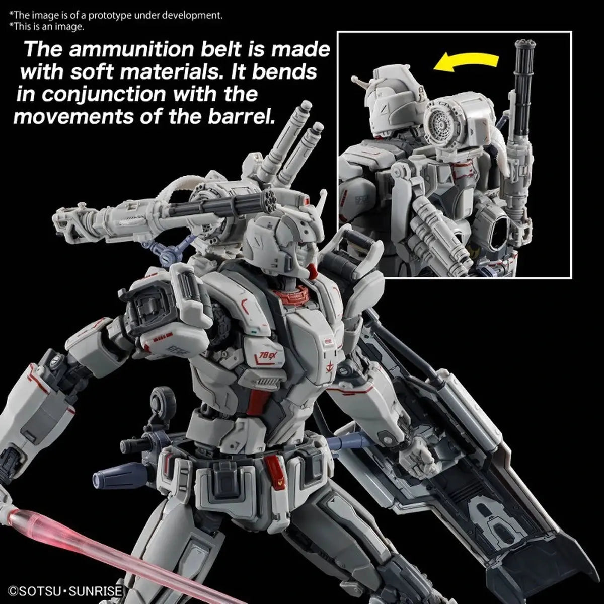 Gundam Gunpla HG 1/144 255 Gundam EX RFV - Image 4