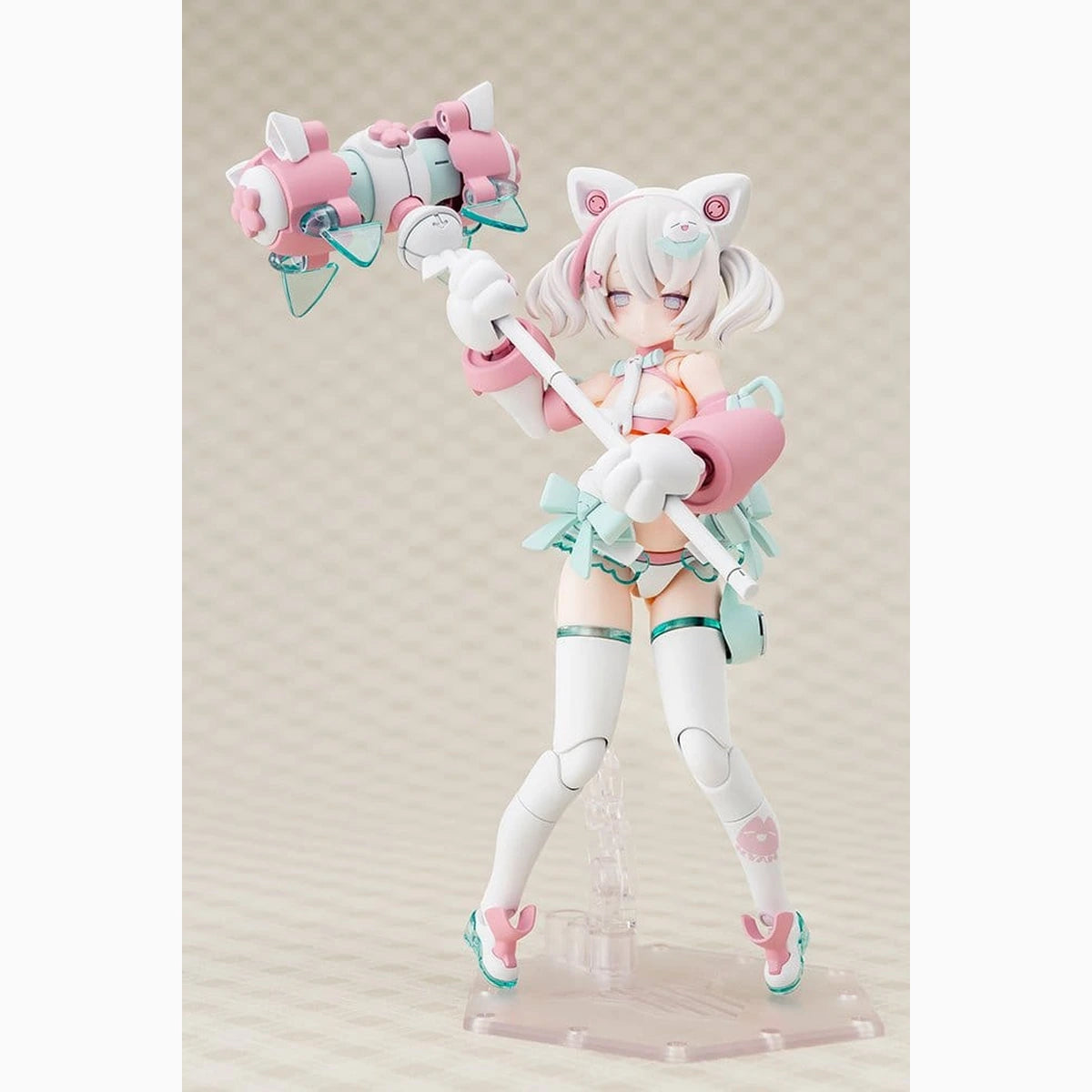 Megami Device Plastic Model Kit 1/1 Puni Mofu Shiro Mao 14 cm - Image 4