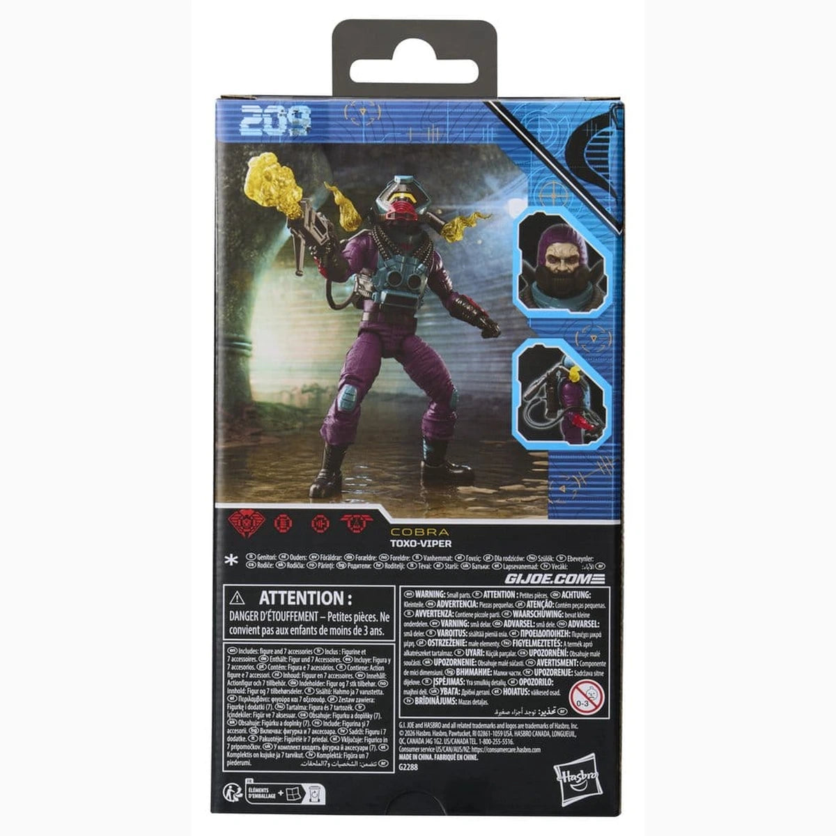 G.I. Joe Classified Series figurine #209 Toxo-Viper 15 cm - Image 3